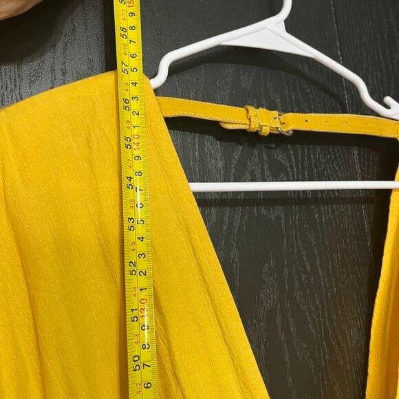 Elegant Yellow Maxi Dress - Picture 10 of 11